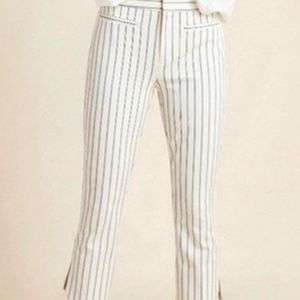 Anthropologie striped, slim, crop pant, size 16